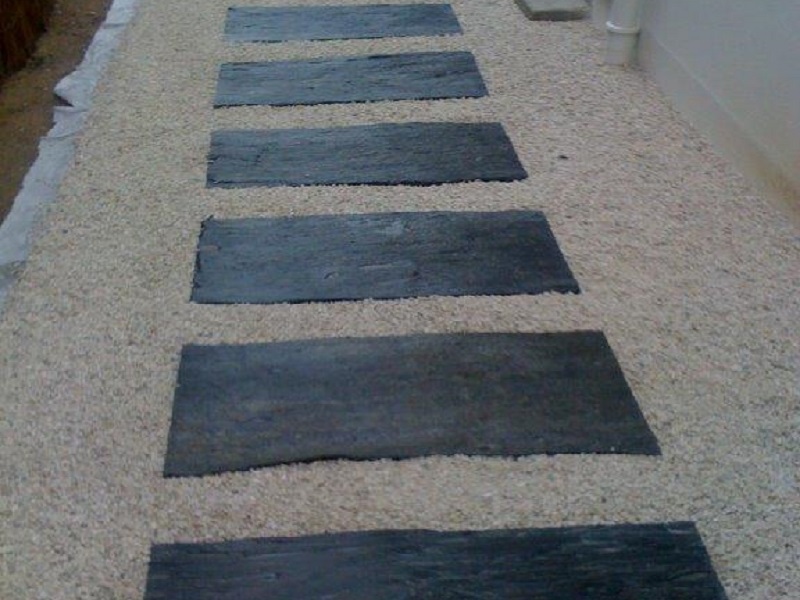 cheminement quartzite noir